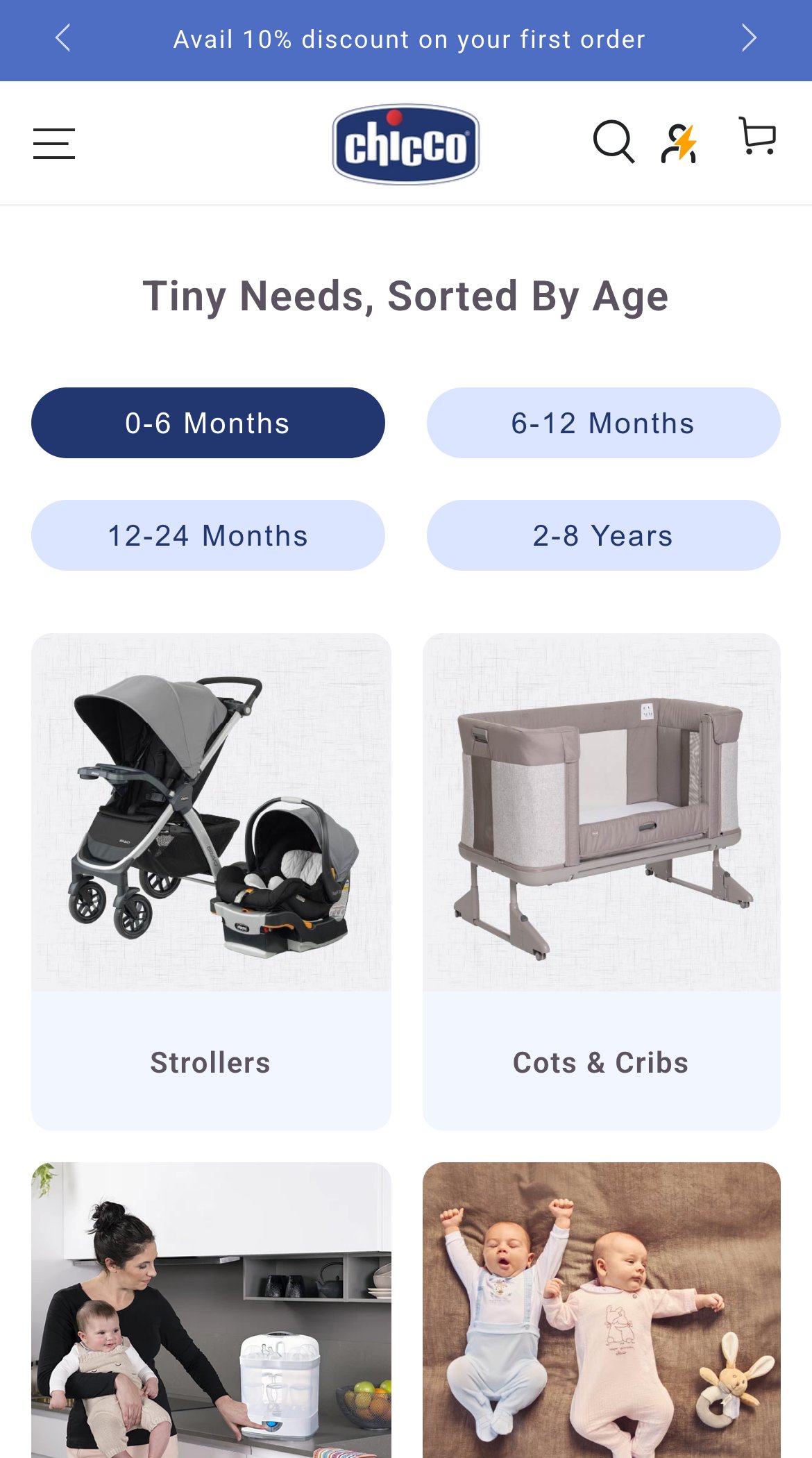 Chicco India — Homepage Hero